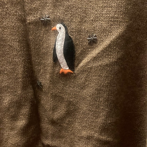 Tiara Brown Knit Sweater - Picture 6 of 7